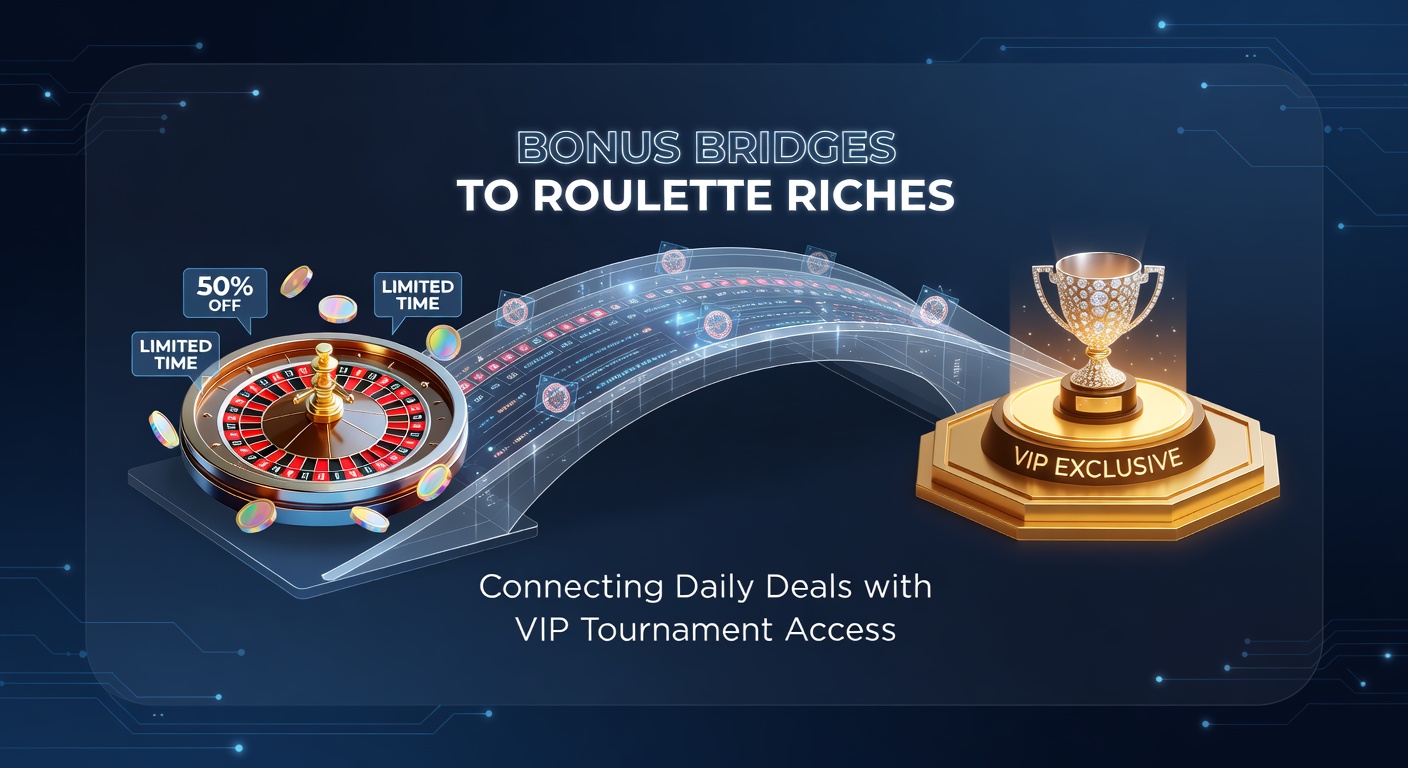 Digital dashboard displaying loyalty points bridging from daily roulette bonuses to VIP tournament entry gates, with progress meters and prize icons