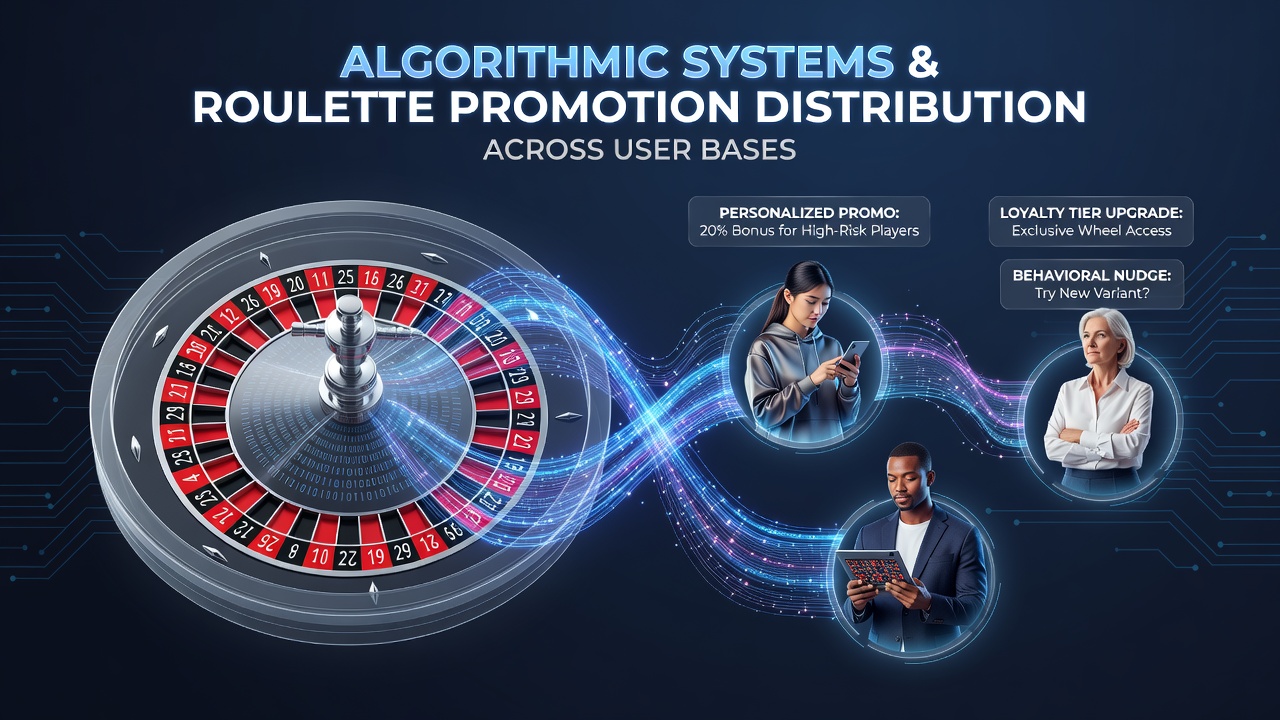 Algorithmic systems analyzing user data for roulette promotion targeting