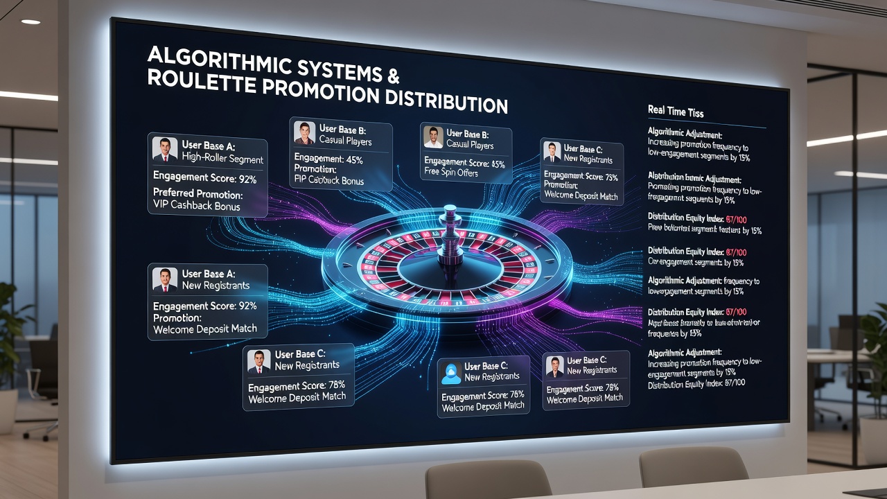 Distribution pathways showing personalized roulette bonuses across user segments