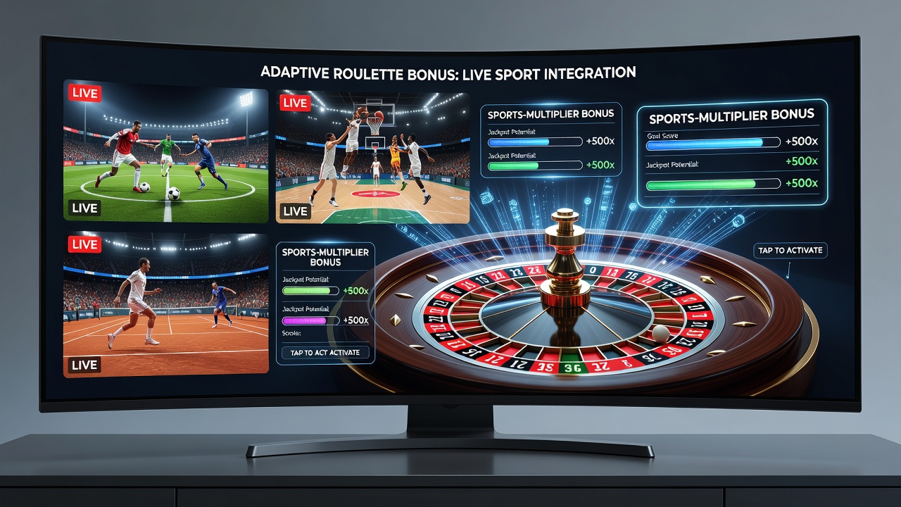 Analytics dashboard displaying roulette bonus adjustments correlated with live sports event data streams