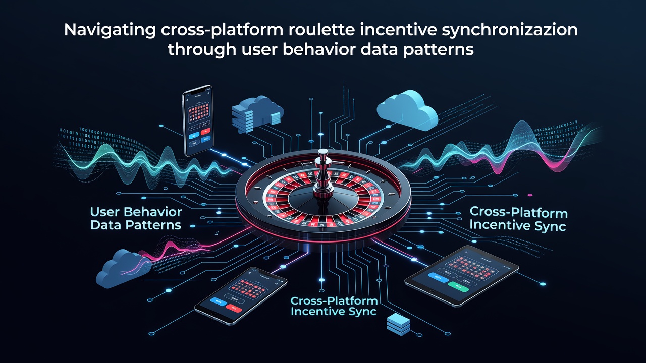 Cross-platform roulette data synchronization dashboard showing user behavior patterns across mobile and desktop devices