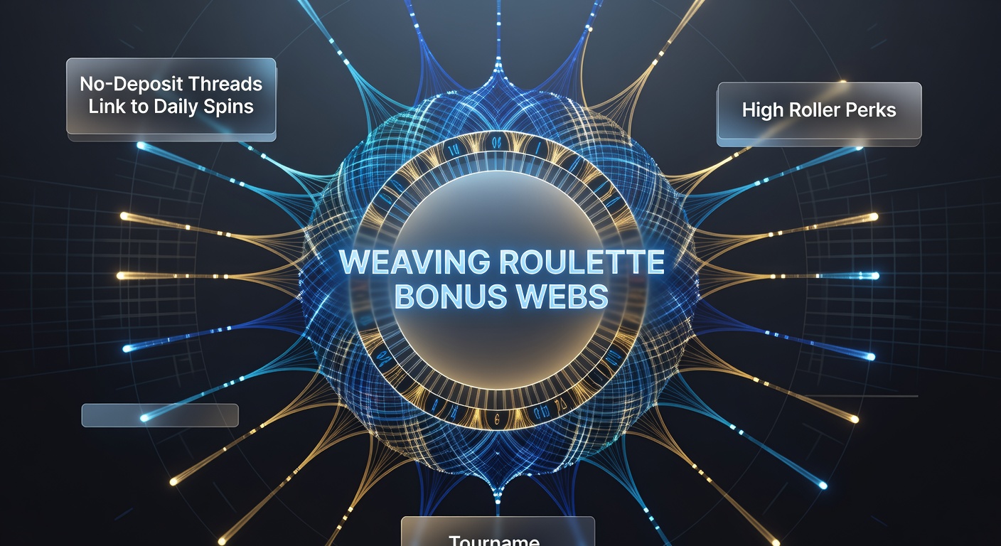 Visual diagram of bonus web expansion from daily spins to high roller access and tournament entries in roulette promotions